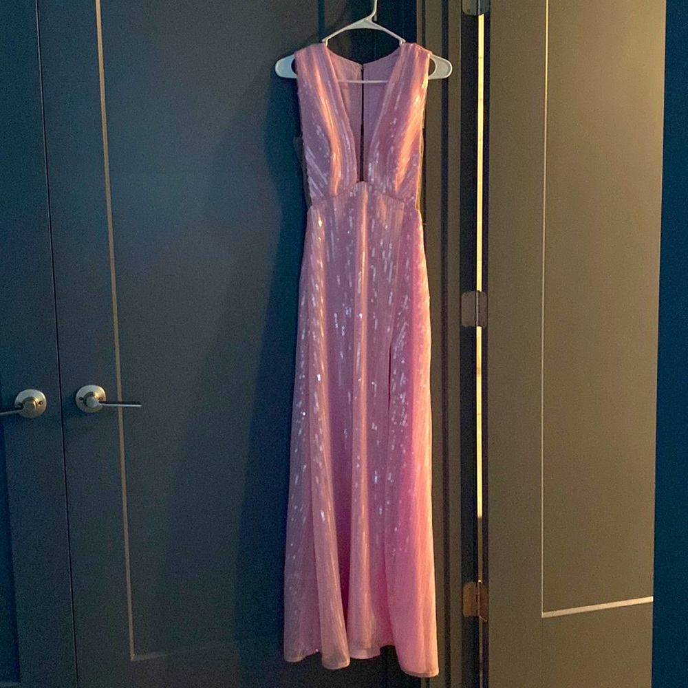 Pink event dress